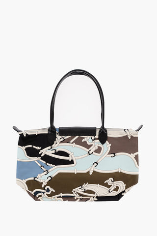 Printed Canvas LE PLIAGE GALOP Tote Bag