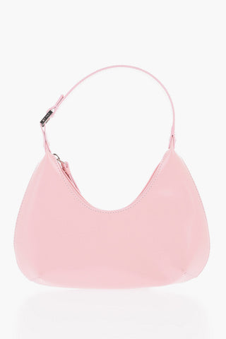 Semi-patent Leather BABY AMBER Hobo Bag