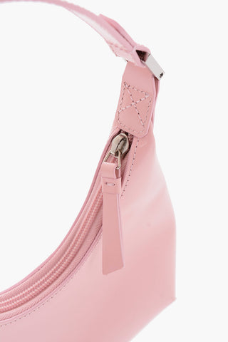 Semi-patent Leather BABY AMBER Hobo Bag