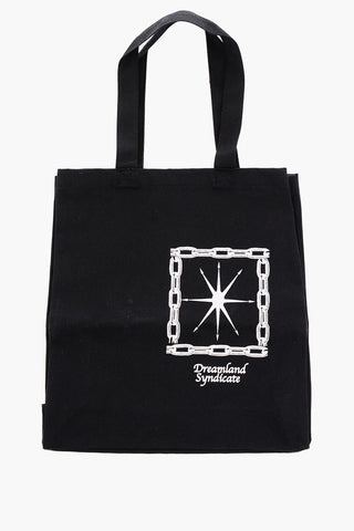 Neon Printed Canvas Tote Bag