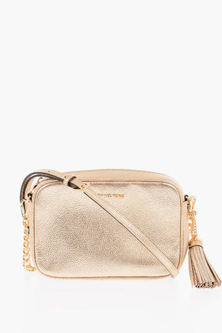Lamè Leather JET SET Crossbody Bag