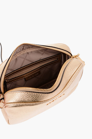 Lamè Leather JET SET Crossbody Bag