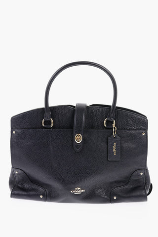 Textured Leather LINAV Tote Bag