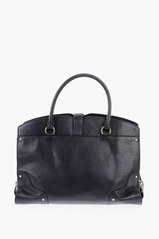 Textured Leather LINAV Tote Bag