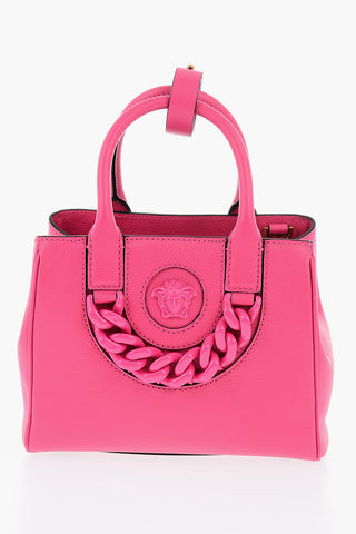 Textured Leather LA MEDUSA Tote Bag