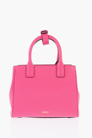 Textured Leather LA MEDUSA Tote Bag