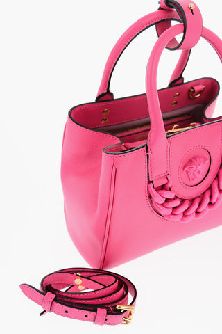 Textured Leather LA MEDUSA Tote Bag