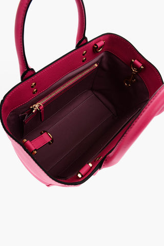Textured Leather LA MEDUSA Tote Bag