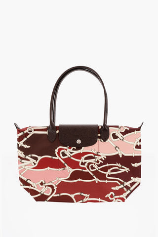 Printed Canvas LE PLIAGE GALOP Tote Bag