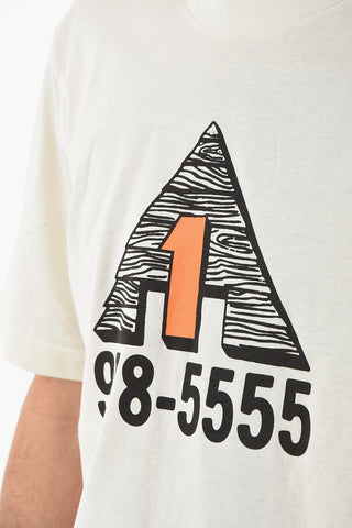 Printed Front T-JUST-C8 Crew-neck T-shirt