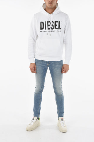 Cotton Contrasting Logo S-GIRK Hoodie