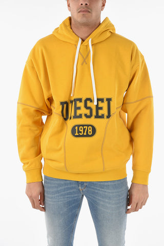Printed Logo S-MUSTER Laces Hoodie