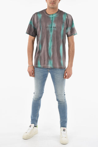 T-shirt Girocollo T-JUST-B52 Bicolore Effetto Acid Wash