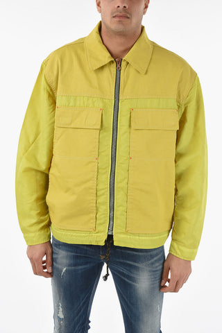 RED TAG Giubbotto UNISEX Utility in Doppio Tessuto con Chiusura Zip