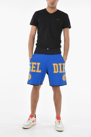 Logo Printed P-MUSTIN Sweat Shorts