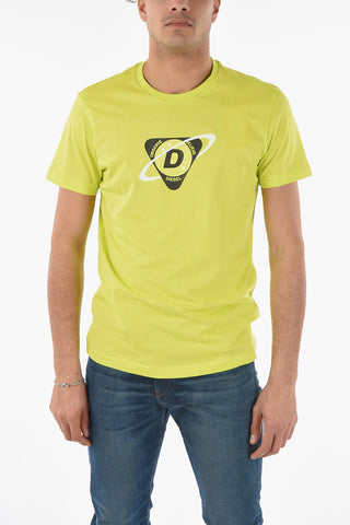 T-shirt Girocollo T-DIEGOS-K24 in Cotone con Stampa Frontale