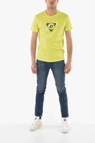 T-shirt Girocollo T-DIEGOS-K24 in Cotone con Stampa Frontale