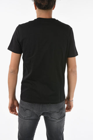 Cracked Logo T-DIEGOR-K46 Crew-Neck T-shirt