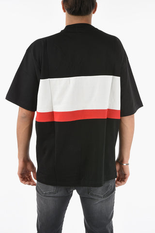 Logo Embroidered Logo T-STREAP-DIVISION Crew-Neck T-shirt