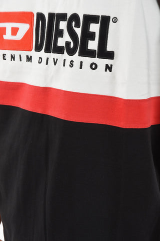 Logo Embroidered Logo T-STREAP-DIVISION Crew-Neck T-shirt