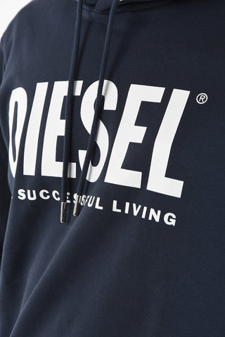 Cotton Contrasting Logo S-GIR Hoodie