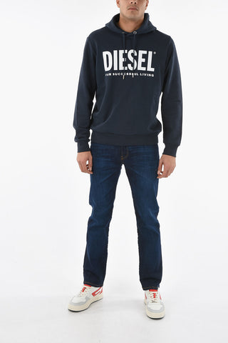 Cotton Contrasting Logo S-GIR Hoodie