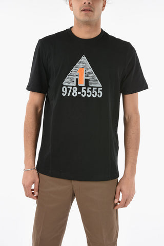 Front Printed Crew-neck T-JUST-C8 T-Shirt