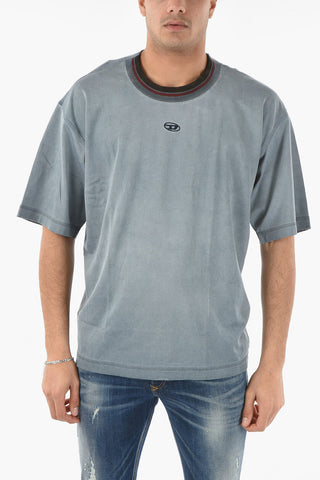 Acid Wash effect T-VOLKOVER Crew-Neck T-shirt