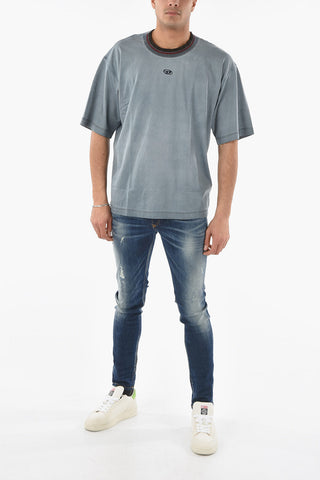 Acid Wash effect T-VOLKOVER Crew-Neck T-shirt