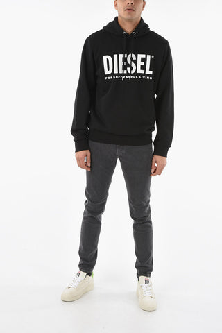 Cotton Contrasting Logo S-GIR Hoodie