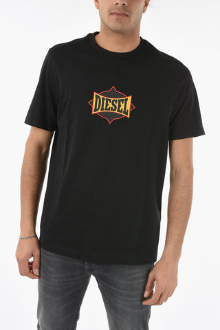 T-shirt Girocollo T-JUST-C13 con Logo Stampato