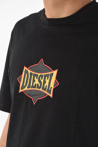 T-shirt Girocollo T-JUST-C13 con Logo Stampato