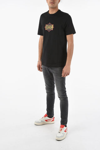 T-shirt Girocollo T-JUST-C13 con Logo Stampato