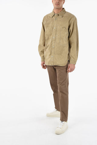 Denim S-MOUNT Overshirt with Double Breast Pocket