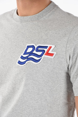 Crew-neck T-JUST-B83 T-Shirt with Logo Patch