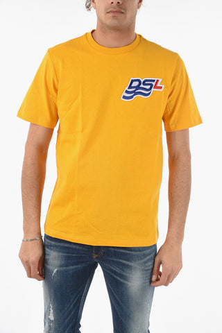 Patch Logo T-JUST-B83 Crew-Neck T-shirt