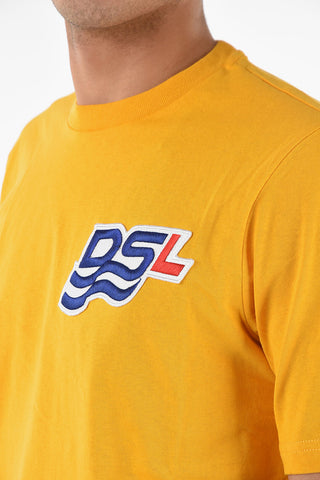 Patch Logo T-JUST-B83 Crew-Neck T-shirt