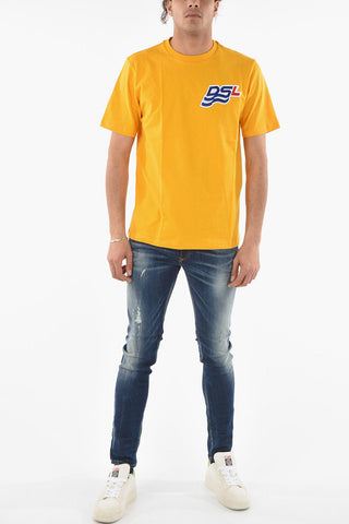 Patch Logo T-JUST-B83 Crew-Neck T-shirt