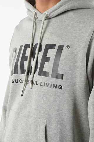 Cotton Contrasting Logo S-GIR Hoodie