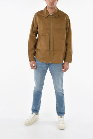 Overshirt S-RAFF in Cotone con Chiusura Zip