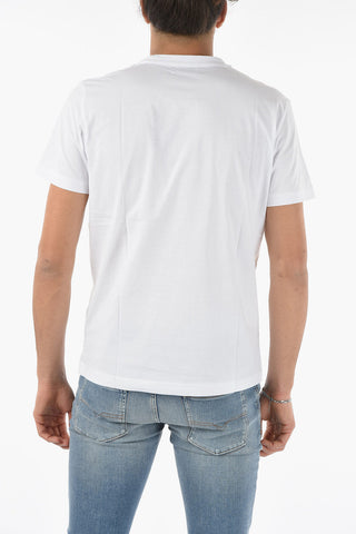 Cotton T-DIEGOS Crew-Neck T-shirt with Maxi Logo