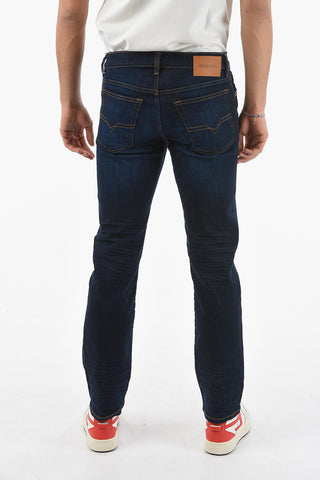 Jeans a Gamba Dritta D-MIHTRY con Bottoni Logati 20cm L32