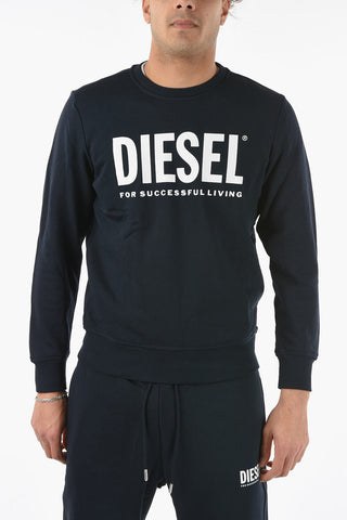 Brushed Cotton S-GIRK-ECOLOGO Crew-Neck Sweatshirt