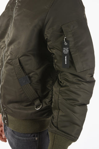 Padded J-ROSS-REV Bomber with Zip Closure