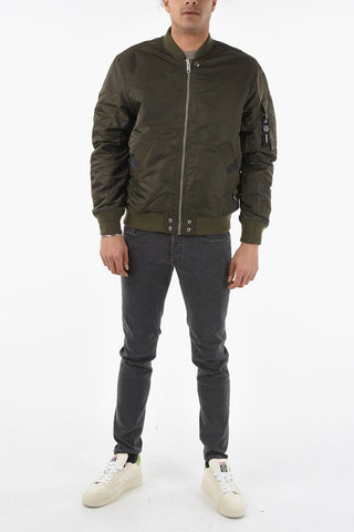 Padded J-ROSS-REV Bomber with Zip Closure