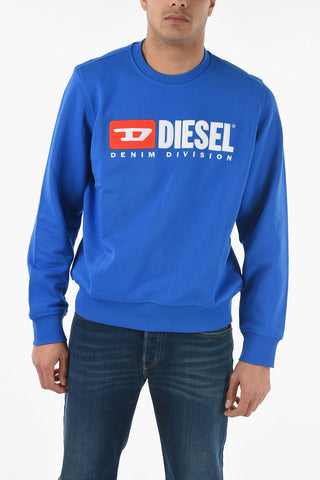 RED TAG Embroidered Embossed Logo S-GINN-DIV Crew-Neck Sweatshirt