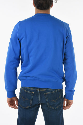 RED TAG Embroidered Embossed Logo S-GINN-DIV Crew-Neck Sweatshirt