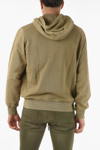 Felpa S-GIRK-HOOD-MOHI-B1 con Cappuccio e Maxi Tasca a Toppa