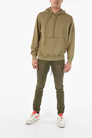 Felpa S-GIRK-HOOD-MOHI-B1 con Cappuccio e Maxi Tasca a Toppa