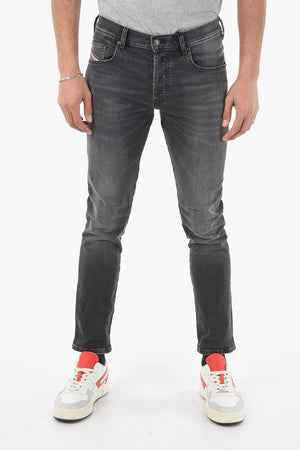 Dark Washed D-YENNOX Tapered Fit Jeans 16,5cm L32